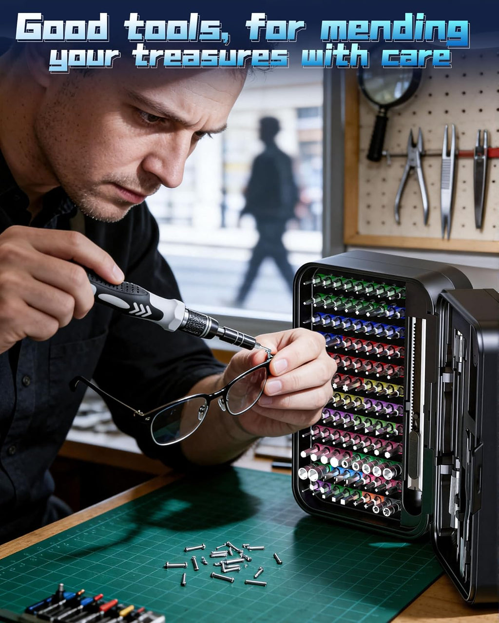 Precision Screwdriver Set 132In1 Magnetic Repair Tool Kit