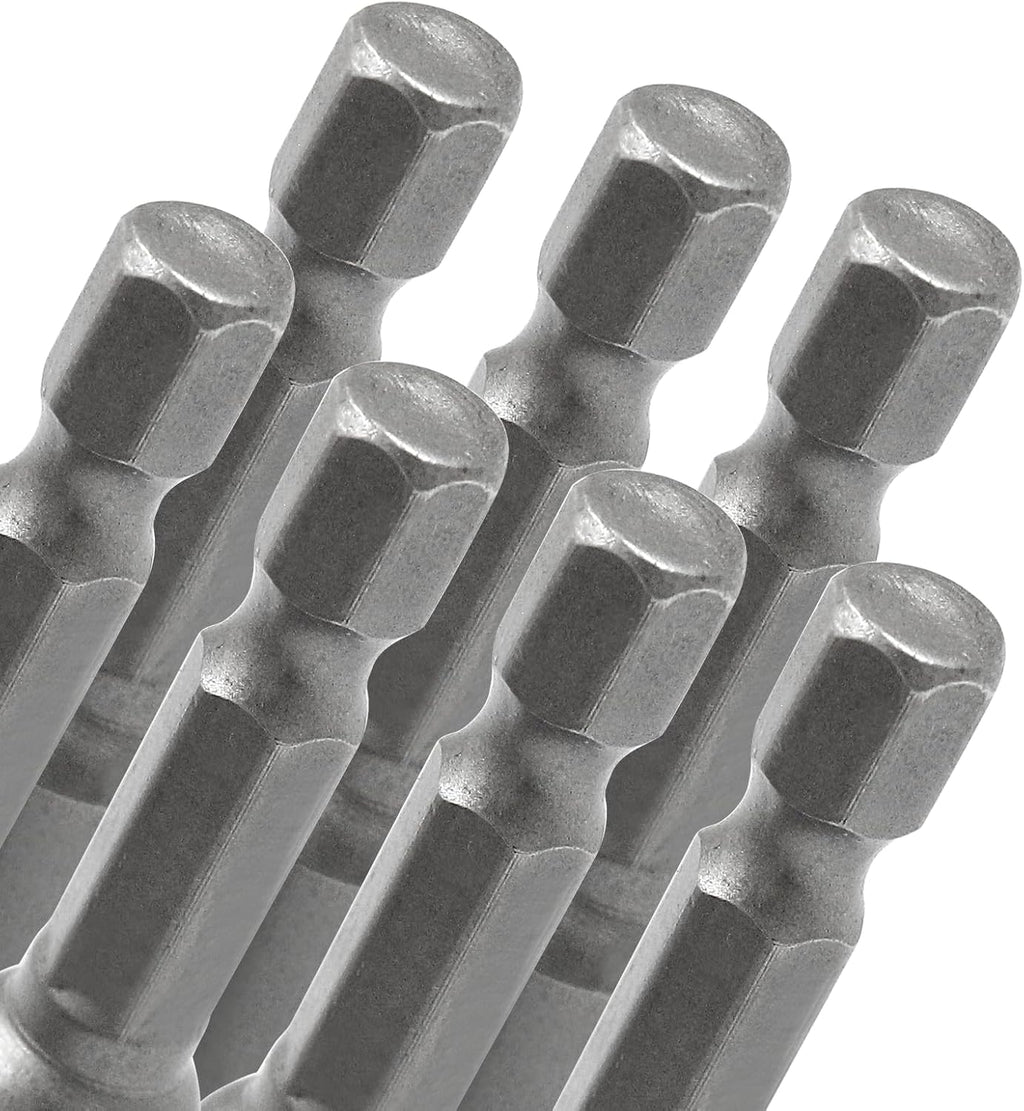 10 Pcs 5/16 Inch/ 8Mm Hex Nut Driver Magnetic Extension Socket Set, Quick-Change Power Bit Holder with Hex Shank for Electric Drill