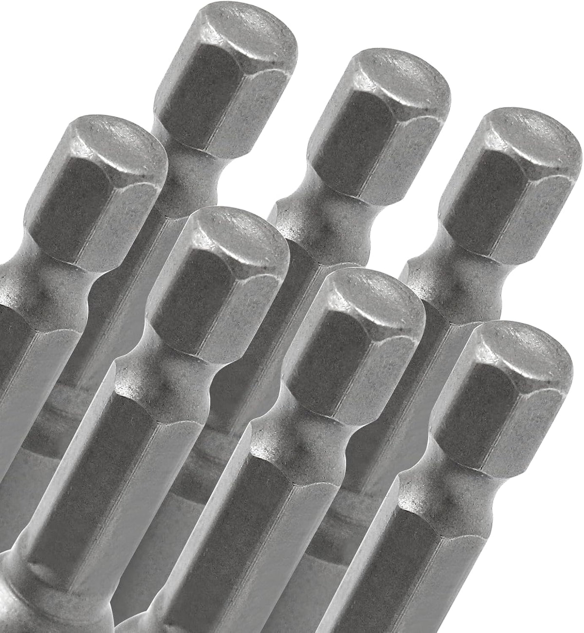 10 Pcs 5/16 Inch/ 8Mm Hex Nut Driver Magnetic Extension Socket Set, Quick-Change Power Bit Holder with Hex Shank for Electric Drill