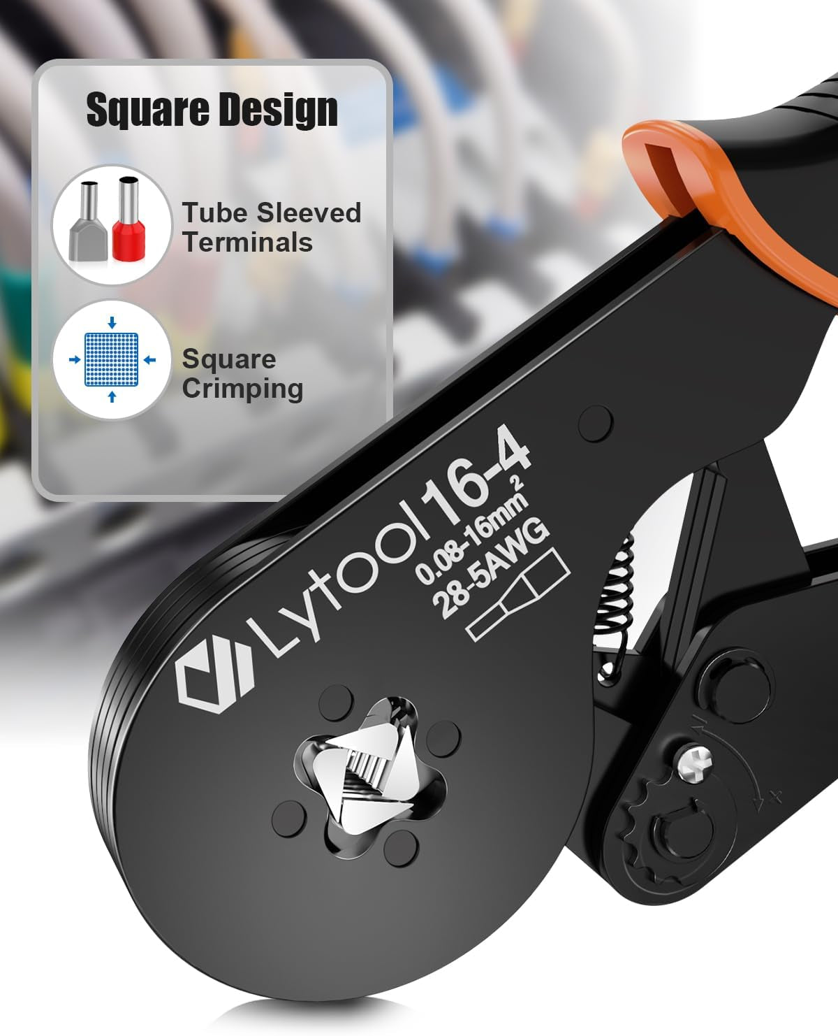 Crimping Pliers Lug 16Mm²(Hexagonal or Quadrangular) (SET-16-4)