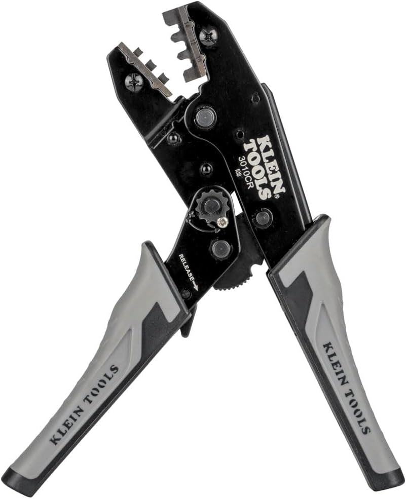 3010CR MC4 Solar Ratcheting Crimper for 10-14 AWG Stranded Copper Wire PV Connectors