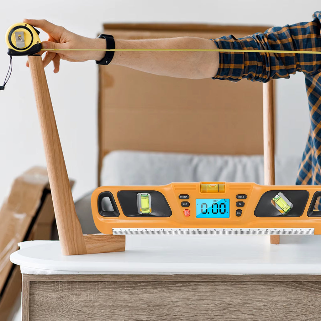HW-200 Multifunctional Digital Level360 Degree with Magnet Level Meter Angle Inclination Test Ruler Electronic Measuring Instru