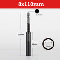 1Pc H8-H19 Hex Socket Wrench 110Mm Deepen Electric Wrench Socket Nut Driver Bit Impact Drill Bits Adapter Power Tool Accessories