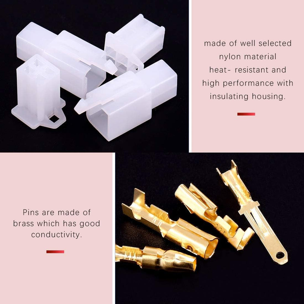 Wire Terminal Crimping Tool Kit;Ratcheting Wire Crimper (0.5-1.5Mm²) & 580PCS Female Male 2.8Mm Pitch 2 3 4 6 9 Pin Header Crimp Connectors Housing Terminal Set for for Motorcycle, Bike, Car, Boats