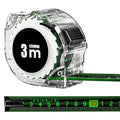 10M Black Fluorescent Tape Measure High Precision Thickened Tape Measure Wear-Resistant and Drop-Proof Tape Measure