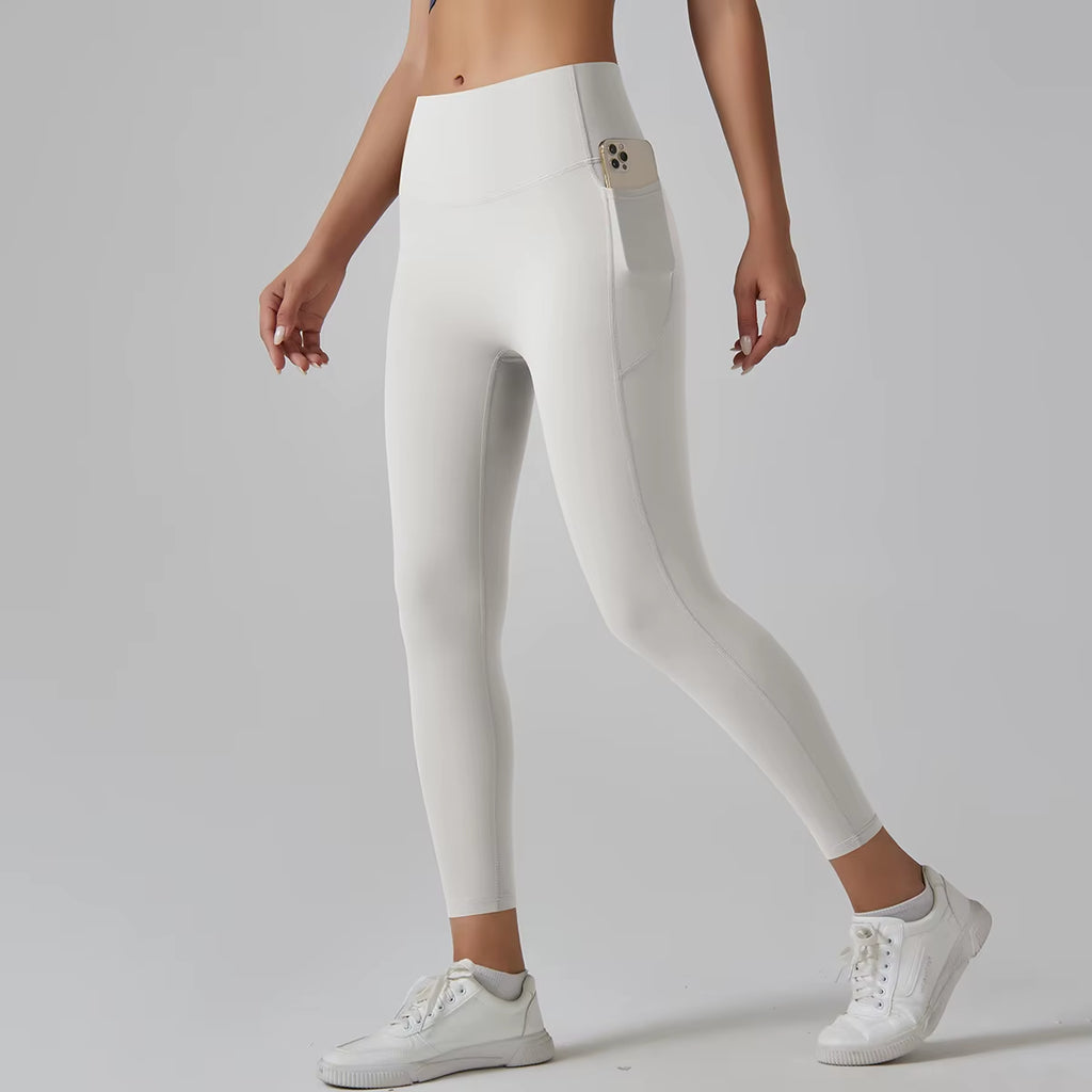 Yoga Leggings with Pockets Women Yoga Pants Fitness High Waist Gym Leggings Tummy Control Running Sports Pants Sportswear
