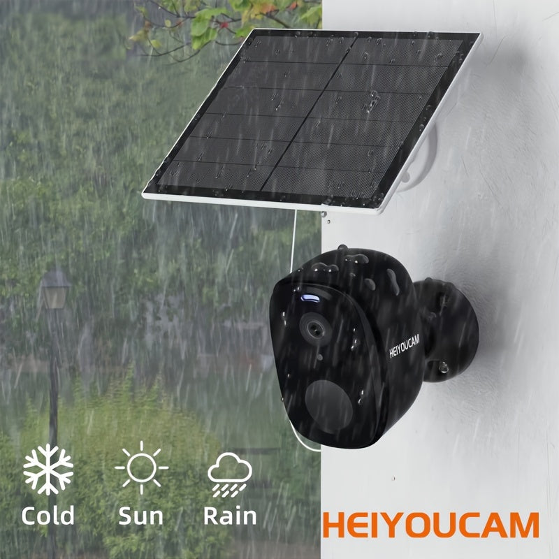 2 Set Wireless Solar Security Camera 3MP Outdoor