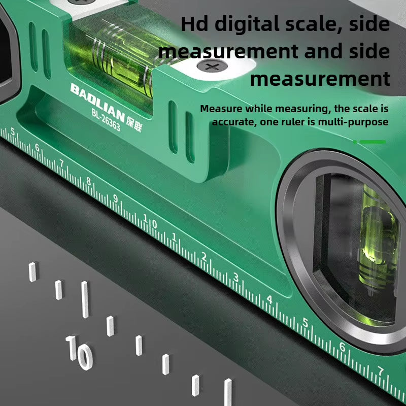 High Precision Spirit Level Magnetic High Bearing Ruler Lever Bubble Rustproof Horizontal Ruler Spirit Level Balance Tool