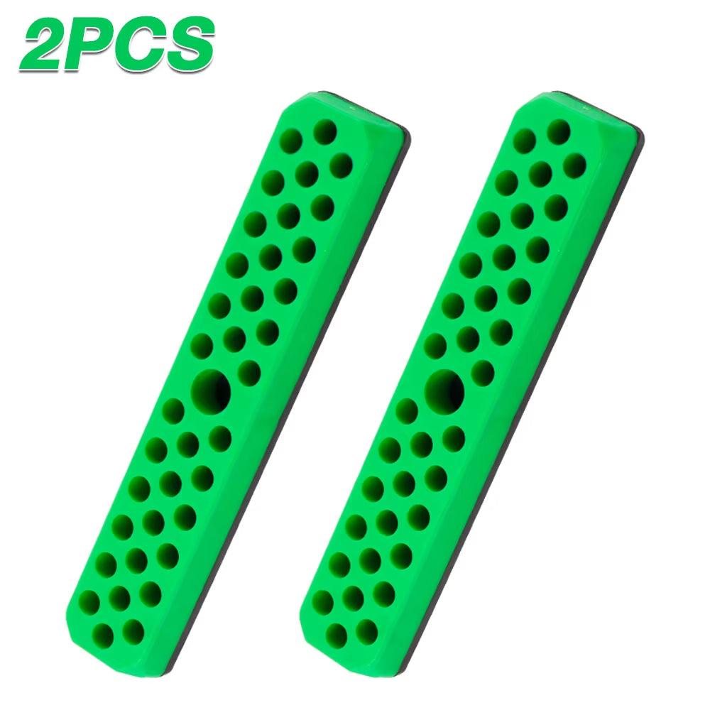 1/2Pcs Magnetic Hex Screwdriver Bit Organizer, 37-Hole 1/4-Inch Screwdriver Bits and Drill Bits Storage and Organization Tool