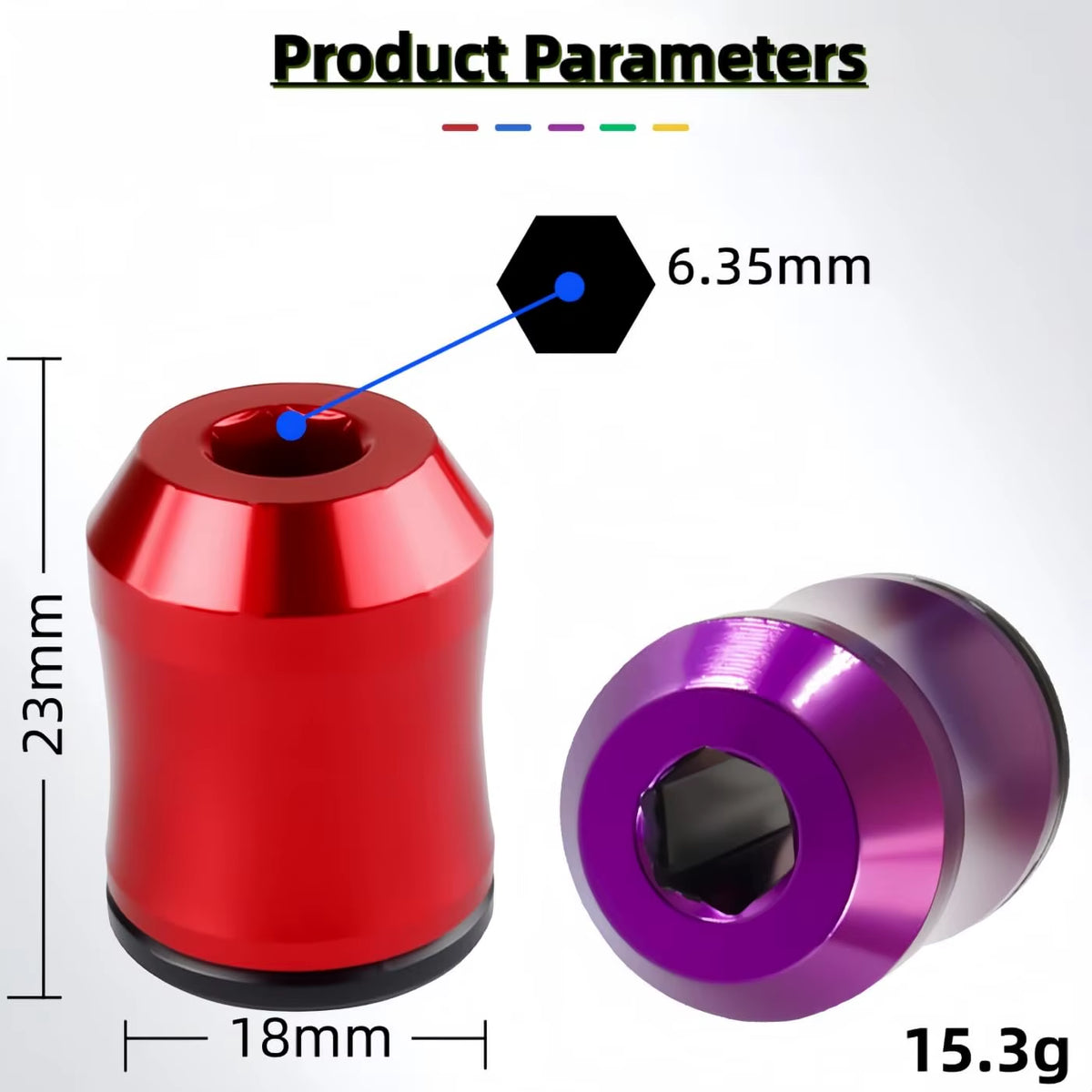 Aluminum Alloy Magnetizer Demagnetizer Ring for 6.35Mm Screwdriver Bits - Magnetic Tip Booster for Precision Repair Work