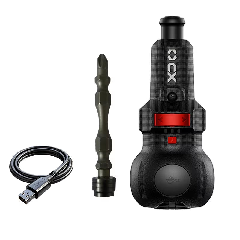 Cordless Electric Screwdriver Mini Drill 3.6V Li-Ion Battery Manual and Electric USB Charging Torque Adjustment Home Tool
