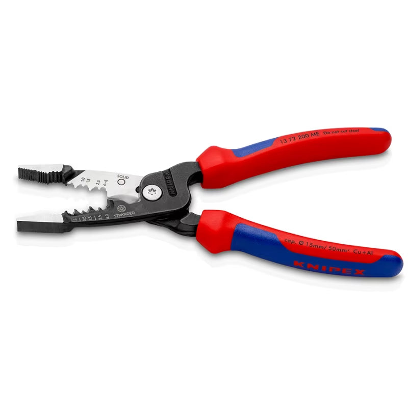 13 72 200 ME Multifunctional Electrician Pliers Easy Cutting of Copper and Aluminium Cables Easy to Operate and Get Start