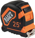 9125 Tape Measure, Heavy-Duty Measuring Tape with 25-Foot Single-Hook Nylon Reinforced Blade, with Metal Belt Clip