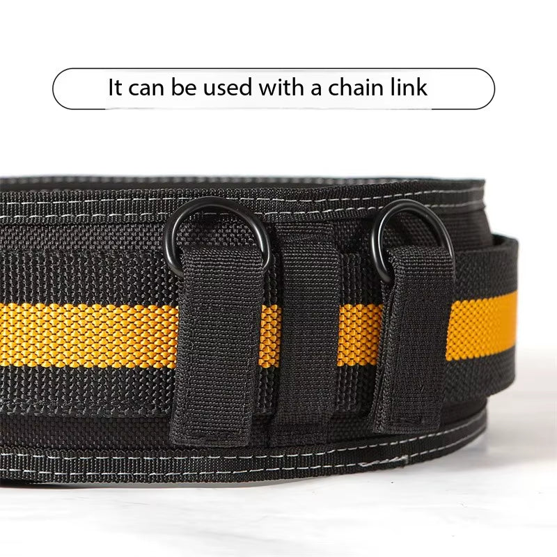 Construction Belt Thickened High-Quality Oxford Firm Stitching Work Belt Lightweight Adjustable Buckle Working Belt