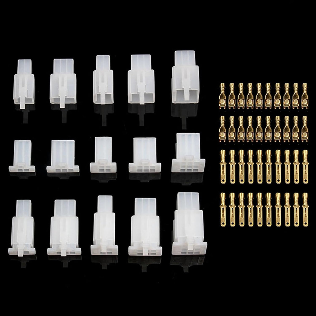 Wire Terminal Crimping Tool Kit;Ratcheting Wire Crimper (0.5-1.5Mm²) & 580PCS Female Male 2.8Mm Pitch 2 3 4 6 9 Pin Header Crimp Connectors Housing Terminal Set for for Motorcycle, Bike, Car, Boats
