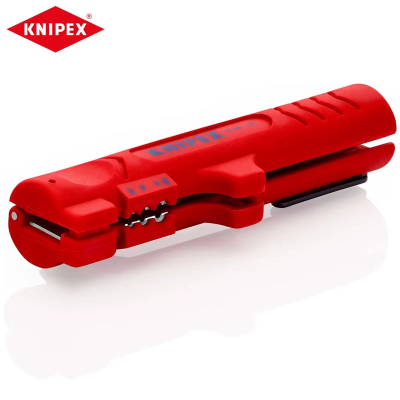 1664125SB Wire Stripper 125MM, Professional Cable Stripping Tool for Flat & round Cables Electrical Repair