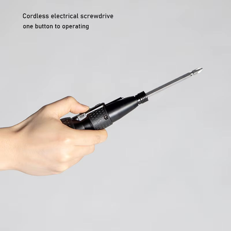 Cordless Electric Screwdriver Mini Drill Power Tools 3.6V 1800Mah Lithium Battery Super Torque Rechargeable Manual LED Light