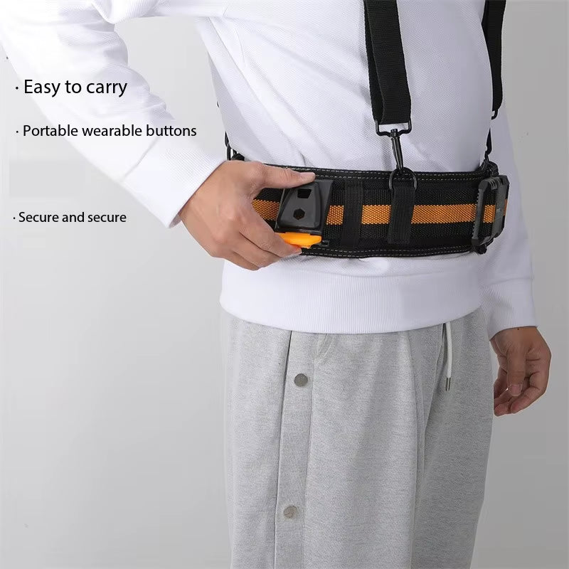 Construction Belt Thickened High-Quality Oxford Firm Stitching Work Belt Lightweight Adjustable Buckle Working Belt