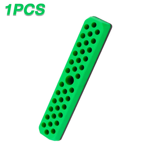 1/2Pcs Magnetic Hex Screwdriver Bit Organizer, 37-Hole 1/4-Inch Screwdriver Bits and Drill Bits Storage and Organization Tool
