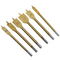Woodworking Spade Drill Bits Set Paddle Flat Boring Double Side Cutting Spurs Woodworker Hole Cutter Wood Polyurethane Board PVC