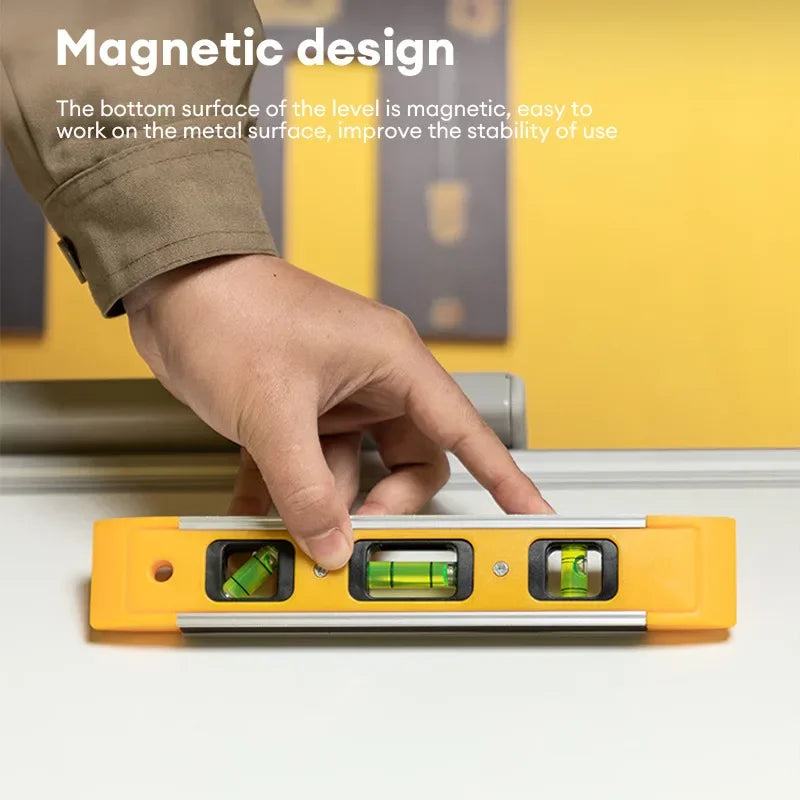 1/2/3PCS 100/230Mm Torpedo Level Magnetic Resistant Bubble Level Tool Multifunction Household Measuring Tools Level Measures