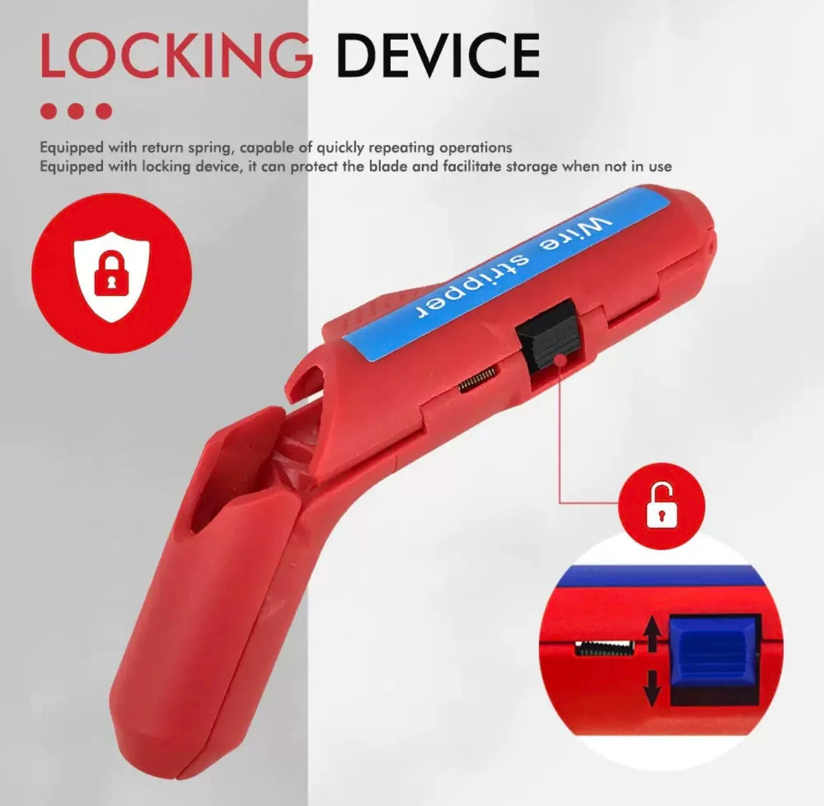 Multi-Function Curved Handle Wire Strippers, Высокоточный Инструмент Для Зачистки Электрических Кабелей