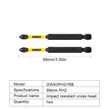 2/5/10PCS PH2 89Mm Impact Screwdriver Bits Phillips Bit Electric Screwdriver Drill Bits Power Tool Accessories DWA3PH21RB