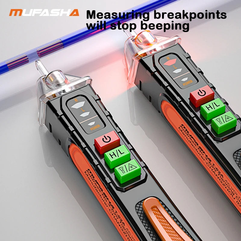 Non-Contact Voltage Detector Electrical Pen AC Voltage Tester Smart Breakpoint Finder 12-1000V