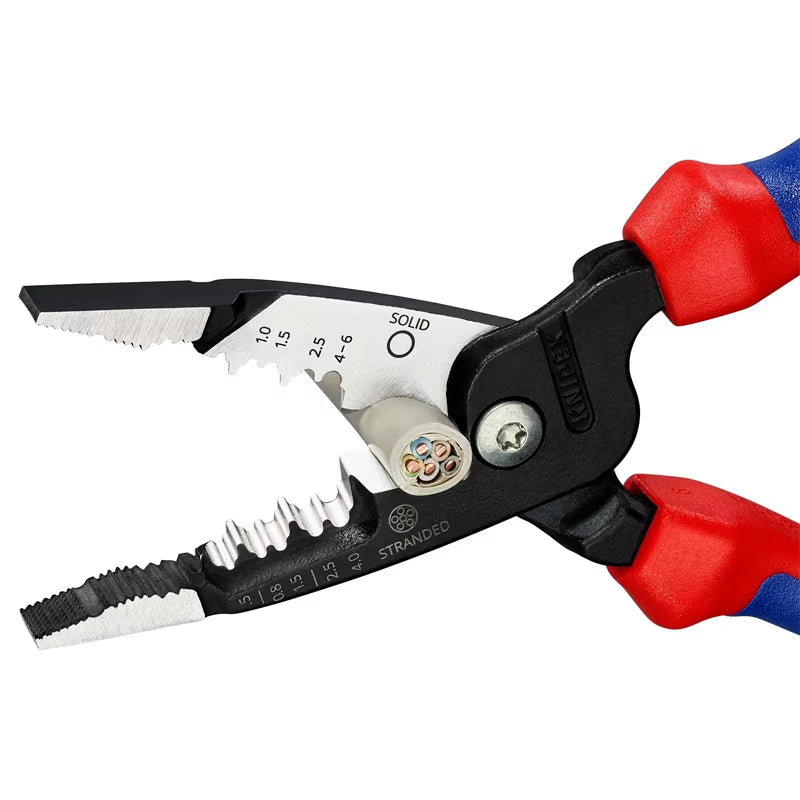 13 72 200 ME Multifunctional Electrician Pliers Easy Cutting of Copper and Aluminium Cables Easy to Operate and Get Start