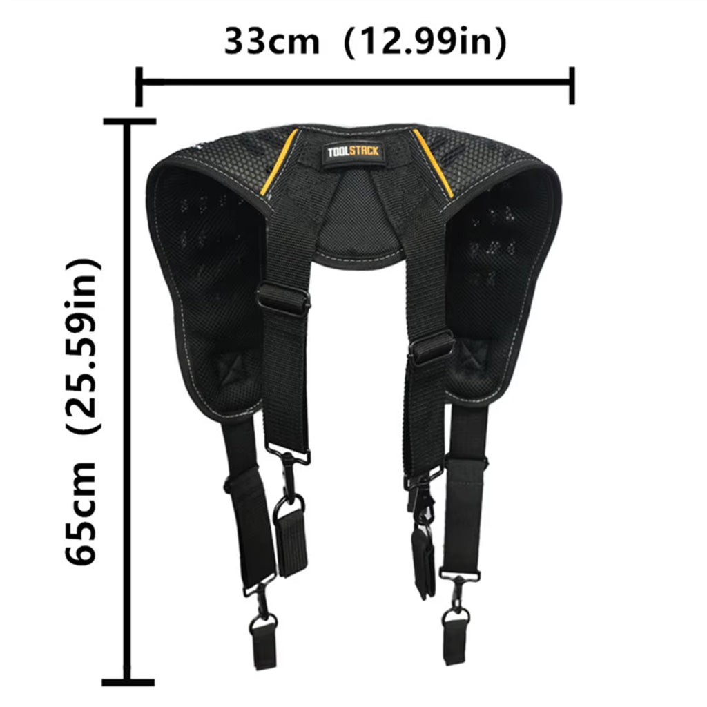 Heavy Work Belt and Should Strap Durable Thickened & Widened Working Belt Adjustable Buckle Construction Strap Set