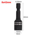 New 8Mm Magnetic Nut Screwdriver DIY Anti-Slip Hex Shank Driver Bit for Power Drills Drivers Kit