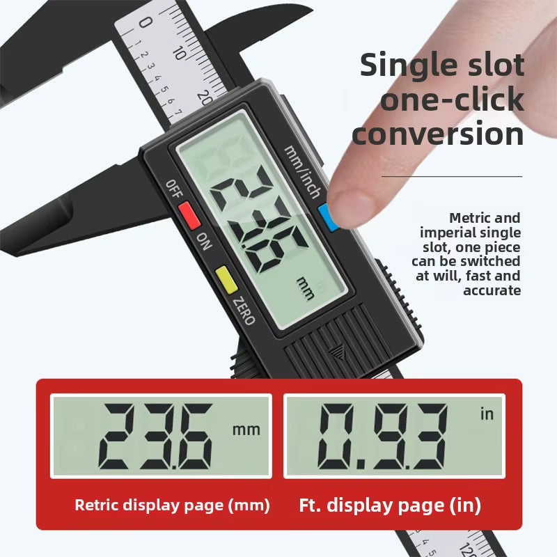 Precision Digital Caliper 150Mm Carpentry Tools LCD Measuring Tool Woodworking Tools Electronic Vernier Micrometer