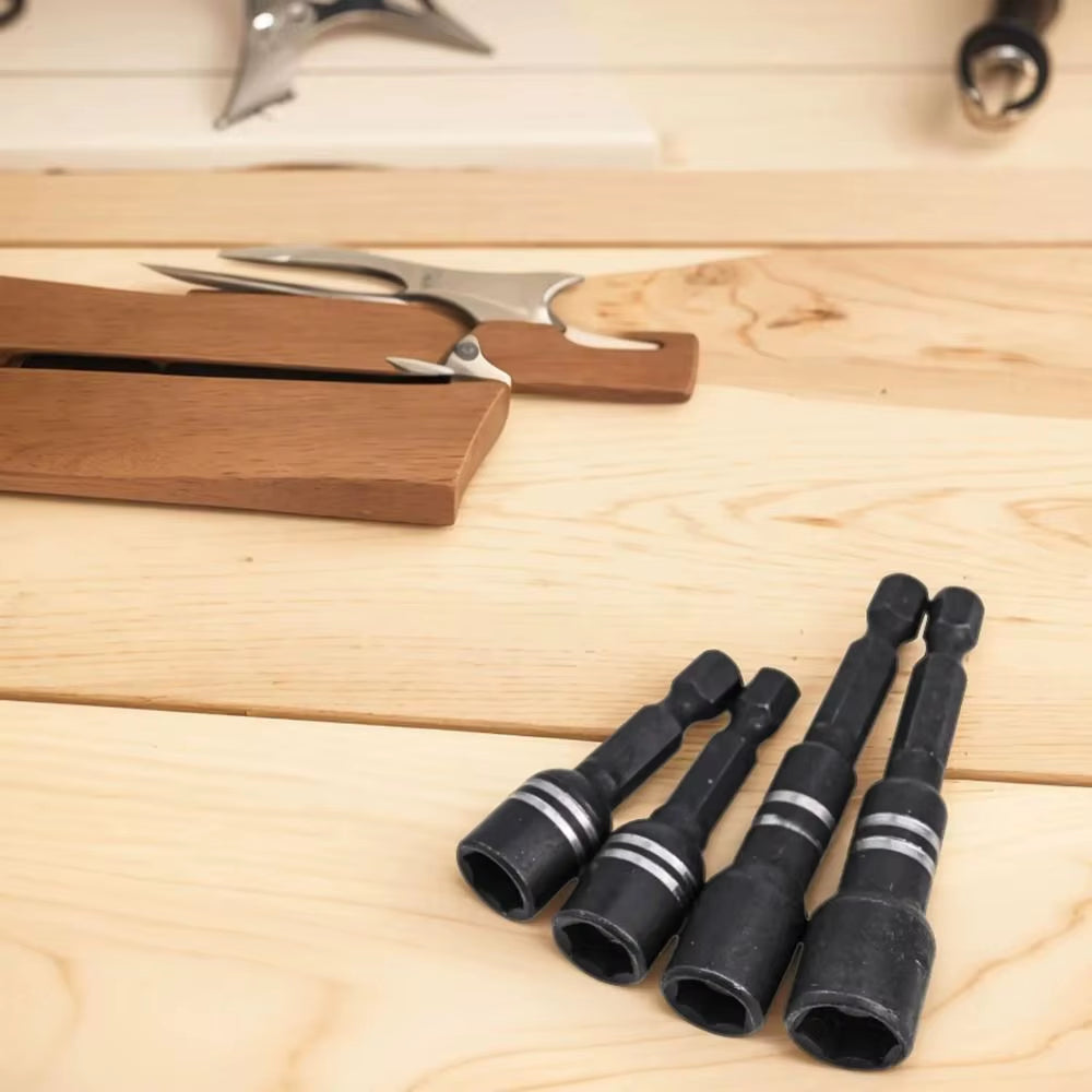 New 8Mm Magnetic Nut Screwdriver DIY Anti-Slip Hex Shank Driver Bit for Power Drills Drivers Kit