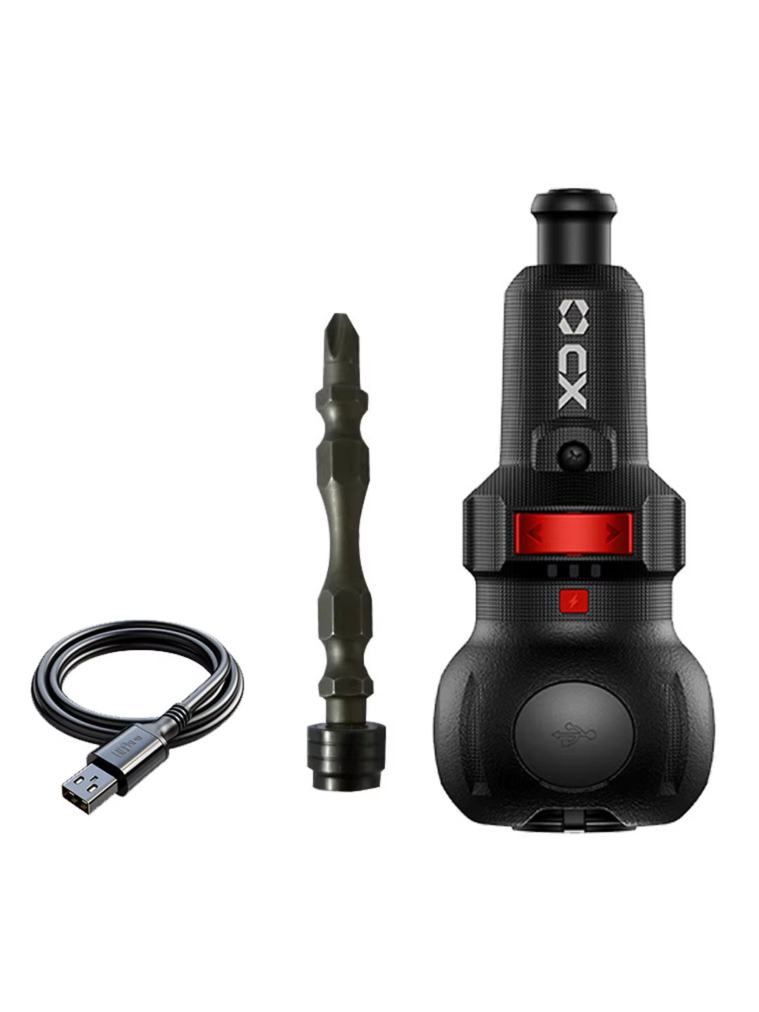 Cordless Electric Screwdriver Mini Drill 3.6V Li-Ion Battery Manual and Electric USB Charging Torque Adjustment Home Tool