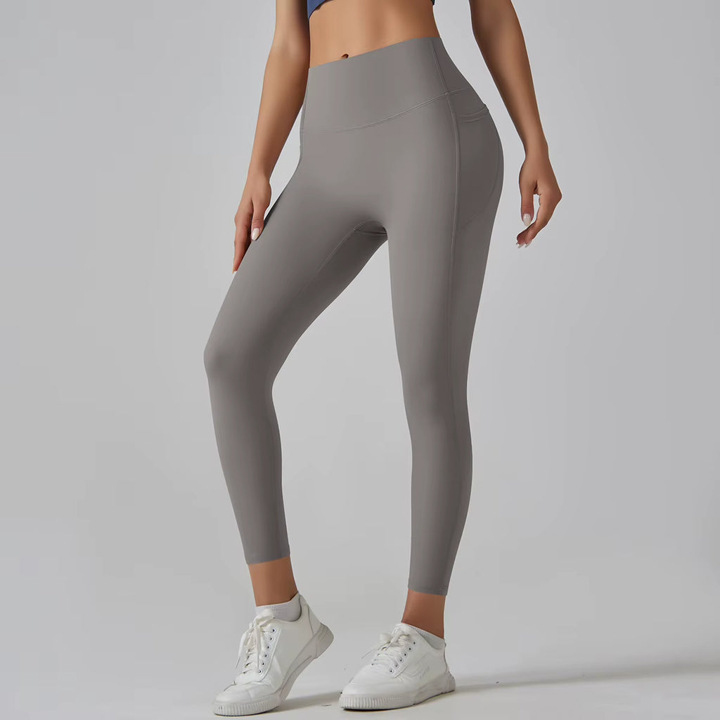 Yoga Leggings with Pockets Women Yoga Pants Fitness High Waist Gym Leggings Tummy Control Running Sports Pants Sportswear