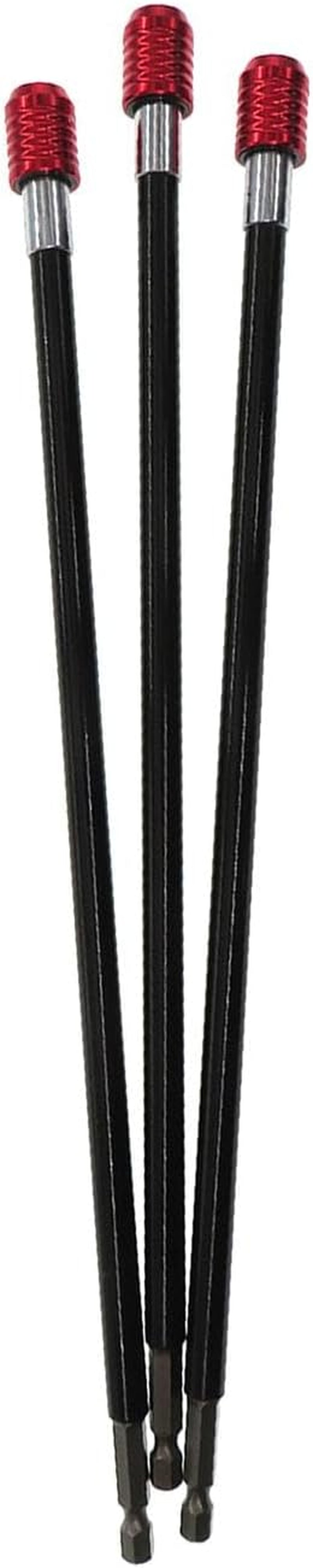 3X Drill Extension Bit Holder, Quick Release Self-Locking, 1/4Inch Hex