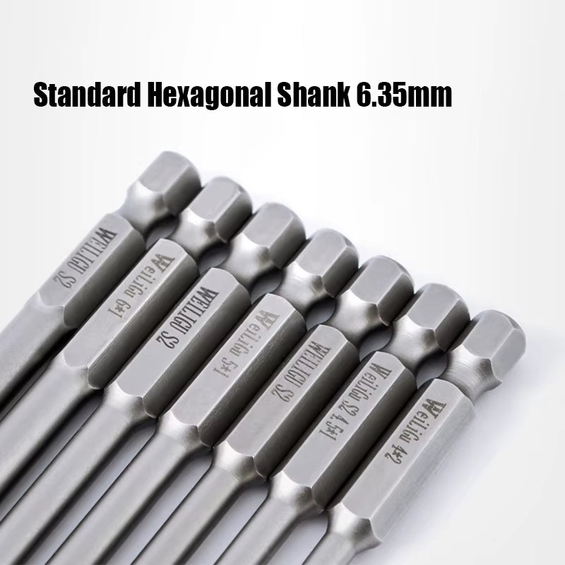 50Mm 75Mm 100Mm 150Mm Electric Cross Screwdriver Bit Phillips Magnetic Batch Head PH0 PH1 PH2 Hex Shank Impact Screwdriver Drill