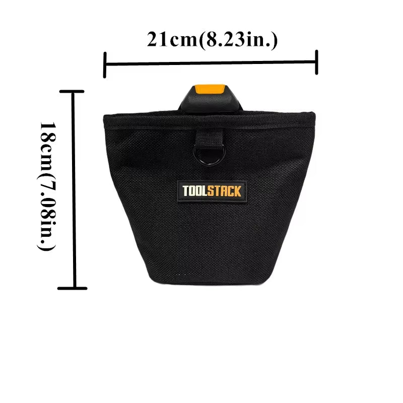 Multifunctional Nails Pouch High-Capacity Quick-Hanging Waist Bag Nails & Screws Durable Waterproof Tool Bag