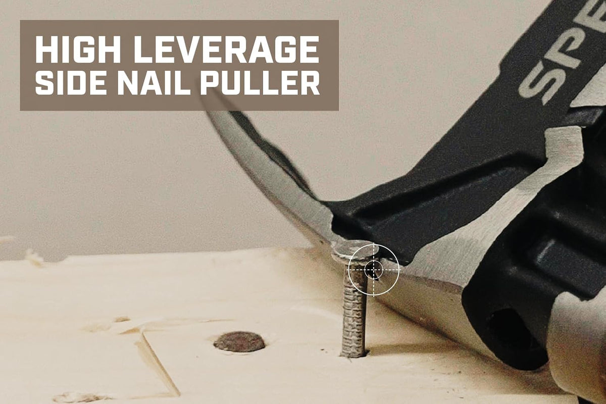 Tools Steel Hammer, 28 Oz, Rip Claw, Milled Face, Shock-Absorbing Grip, 3% Donated to Veterans