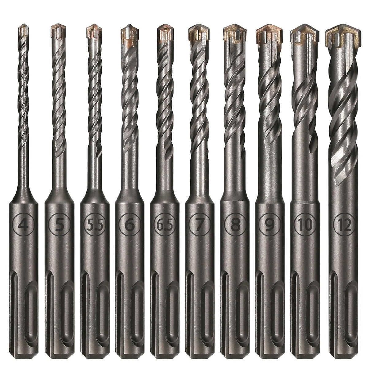 6Mm X 110Mm SDS plus Concrete Drill Bit, YG8C Carbide Tip