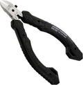 ENGINEER Precision Mini/Micro Side Cutters, Professional Grade, ESD Safe with Hardened Carbon Steel Jaws (PCB Side Snips). Made in Japan. Ns-06