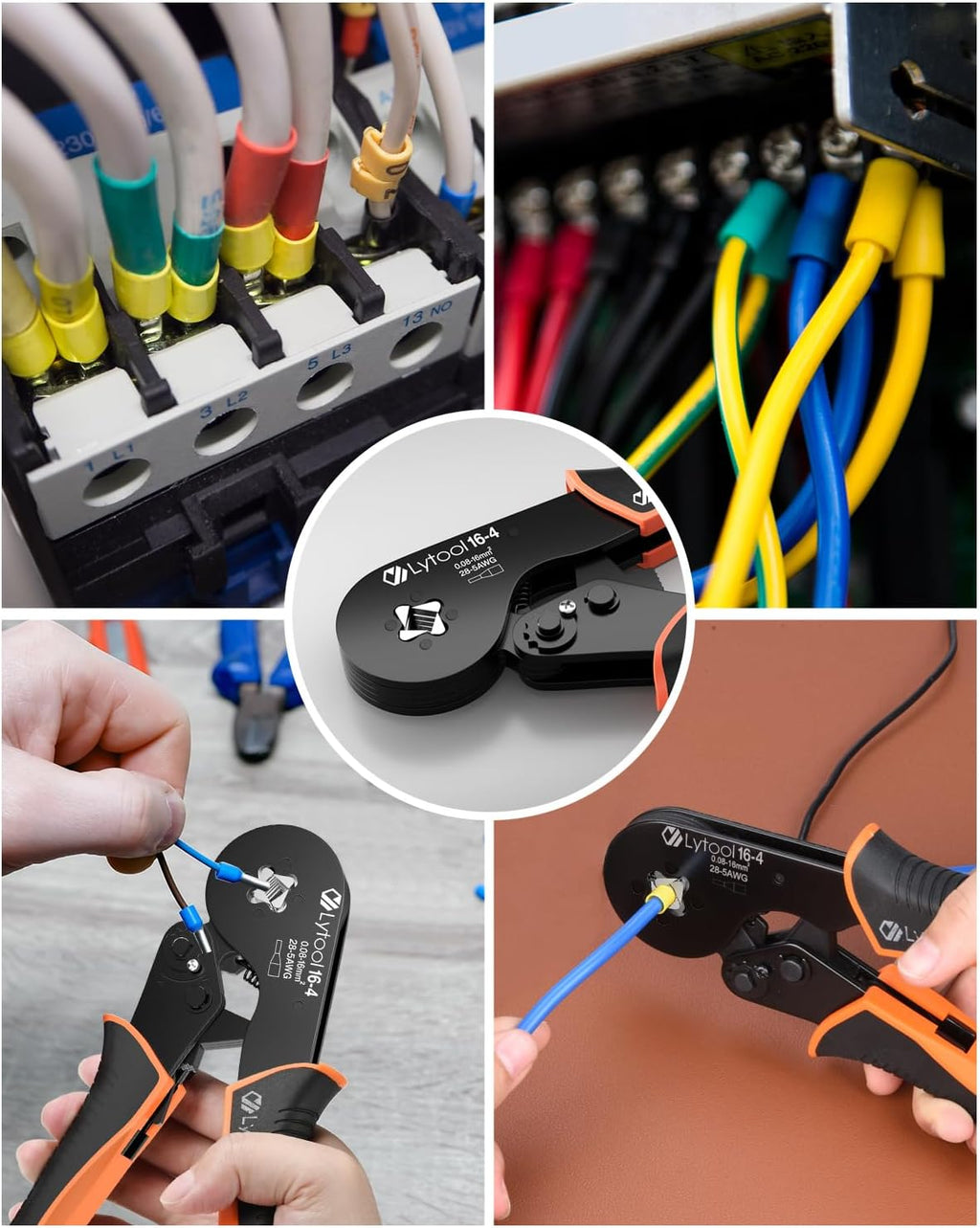 Crimping Pliers Lug 16Mm²(Hexagonal or Quadrangular) (SET-16-4)