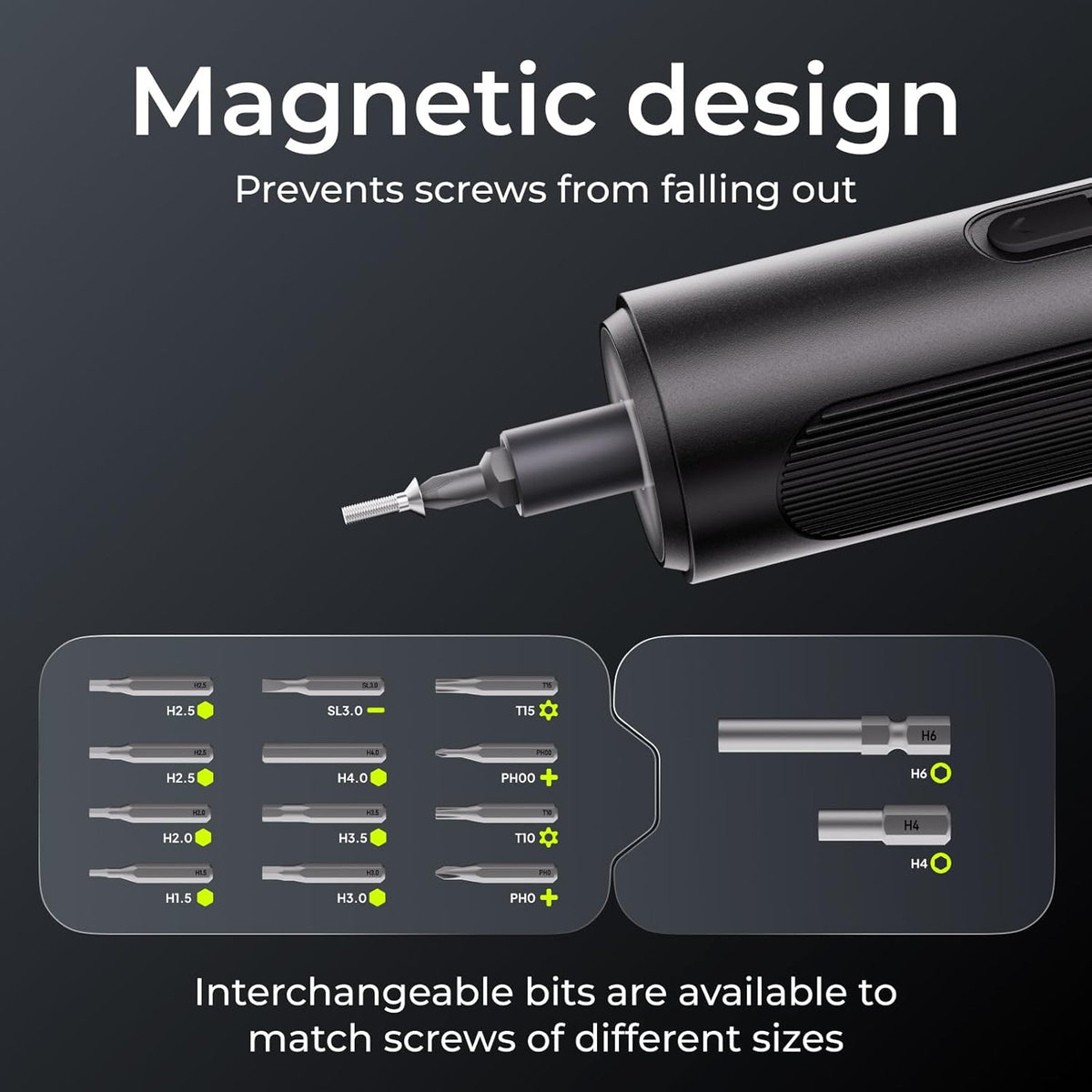 Electric Precision Screwdriver Set 33-In-1With LED Light Magnetic