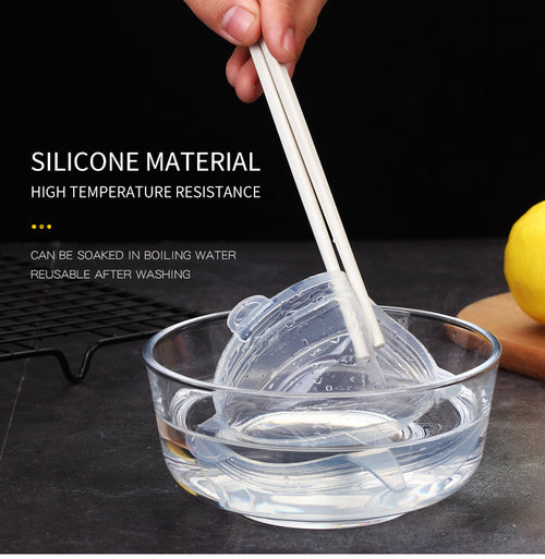 6 Pcs Food Silicone Cover Universal For Cookware