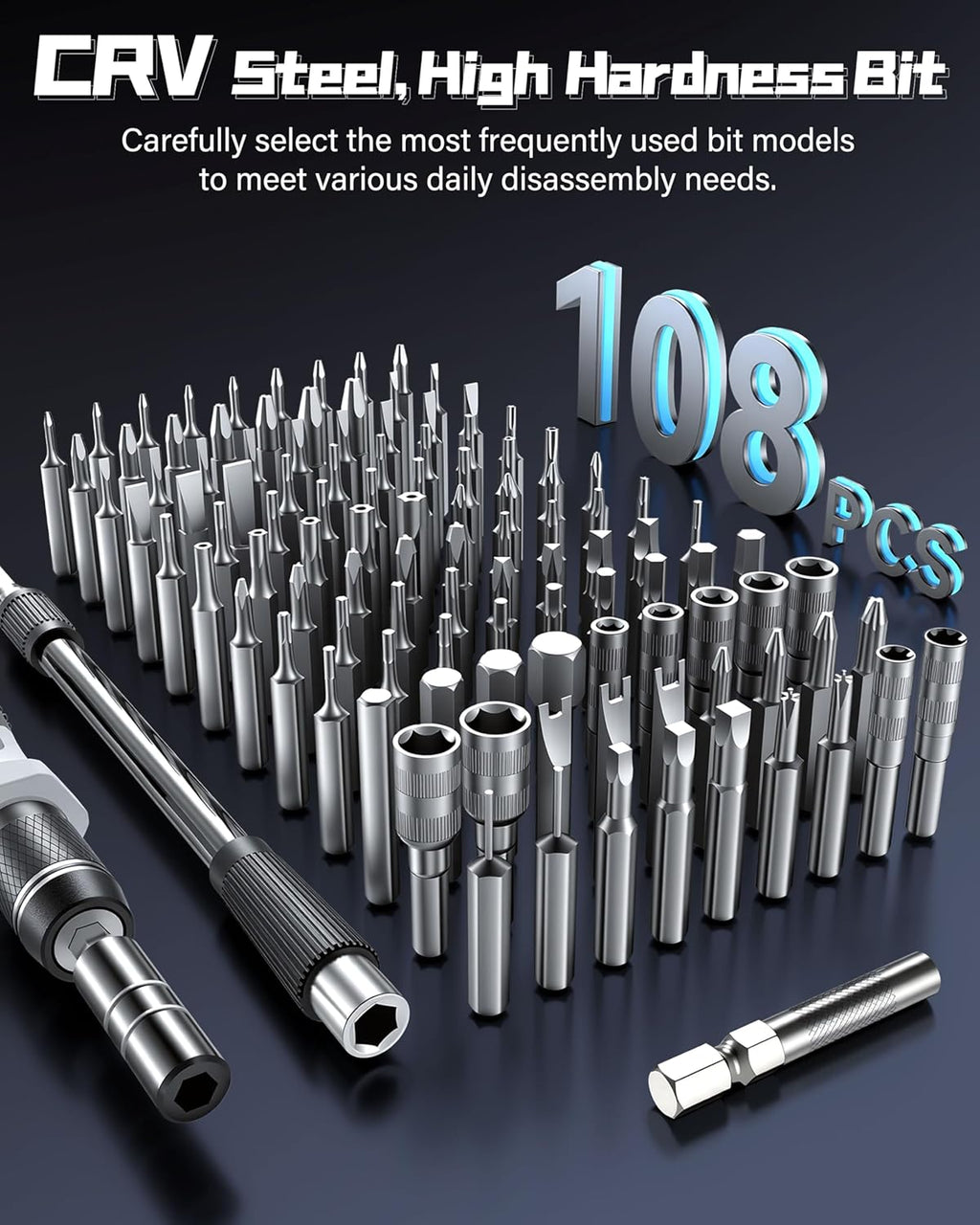 Precision Screwdriver Set 132In1 Magnetic Repair Tool Kit