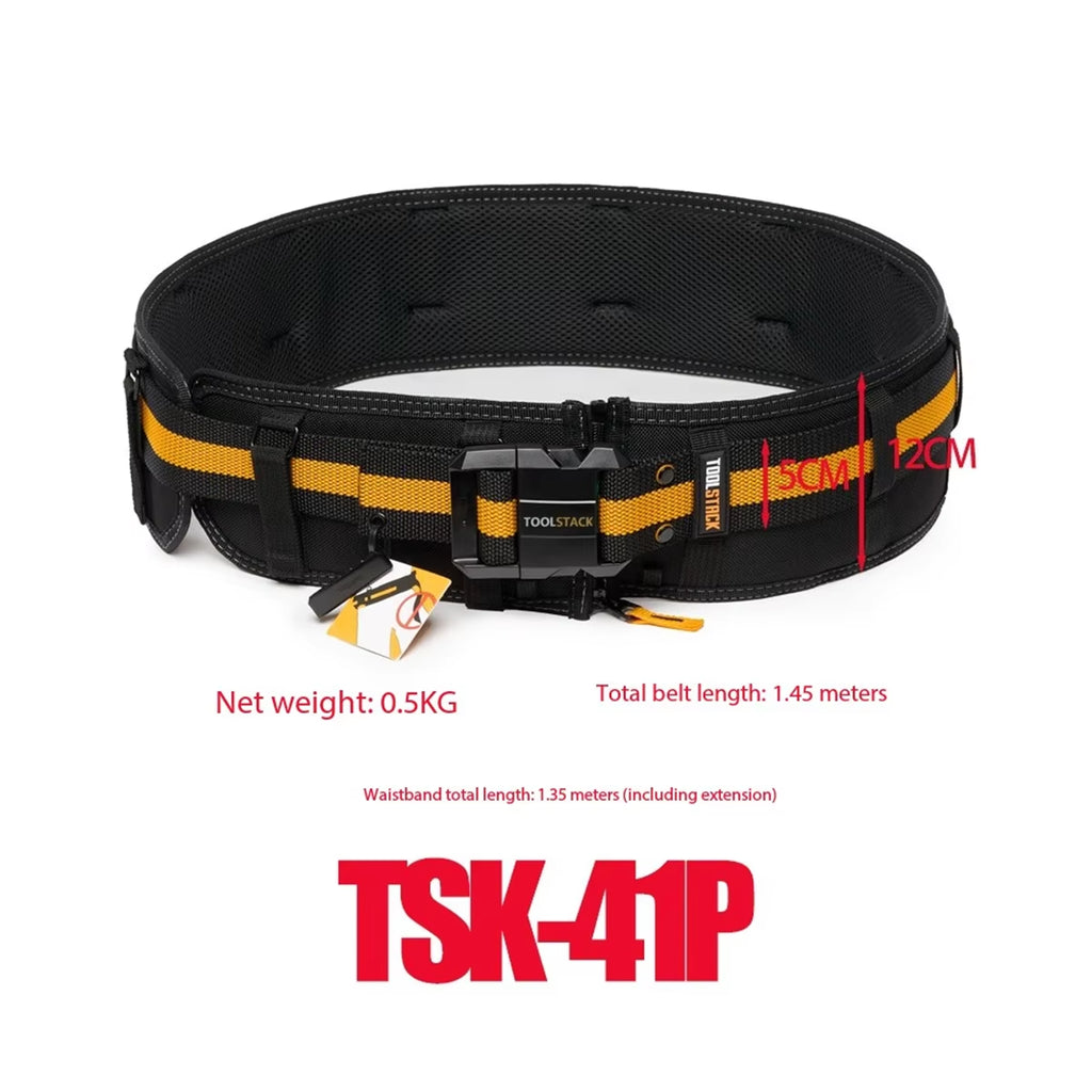 Heavy Work Belt and Should Strap Durable Thickened & Widened Working Belt Adjustable Buckle Construction Strap Set