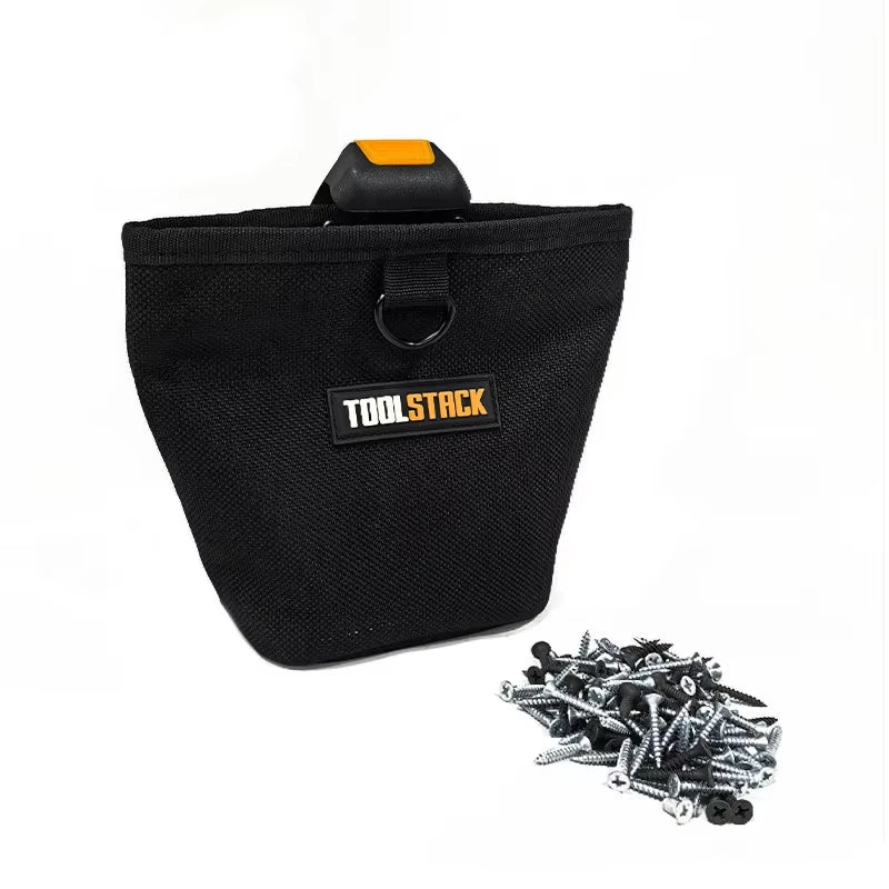 Multifunctional Nails Pouch High-Capacity Quick-Hanging Waist Bag Nails & Screws Durable Waterproof Tool Bag